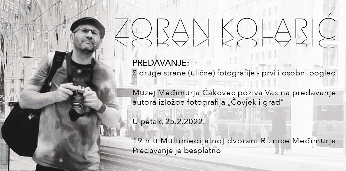 Fotografsko predavanje Zorana Kolarića uz izložbu „Čovjek i grad“